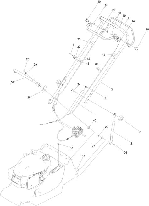 09785 HANDLE BOLT Lawn Turfcare Machinery Parts