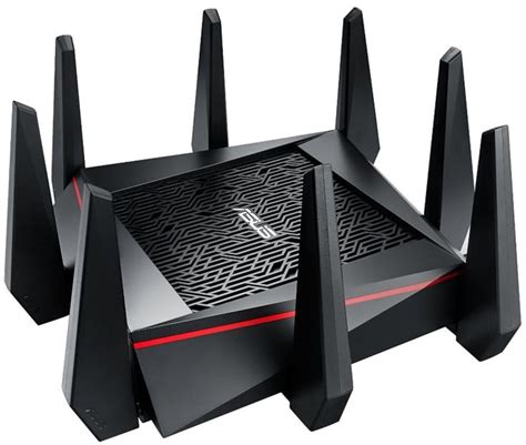 Tri-Band 4×4 Wireless 4-port Gigabit Gaming Router With AiProtection ...