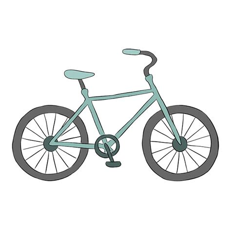 How To Draw An Easy Bike Easy Drawing Tutorial For Kids