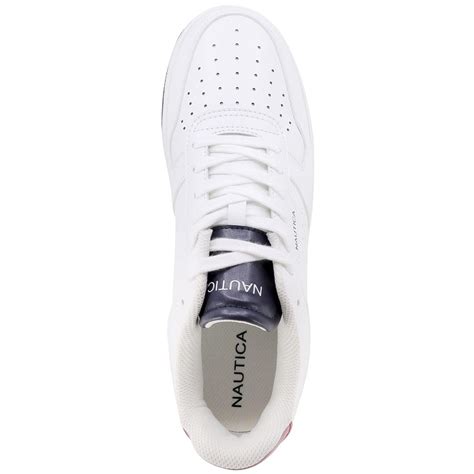 Nautica Mens Basketball Shoes Low Top Retro Sneakers For Indoor Or