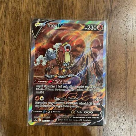 Entei V Alternate Art Hobbies And Toys Toys And Games On Carousell