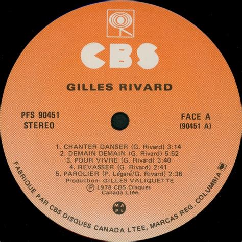 Quelle Belle Vie 1978 Gilles Rivard