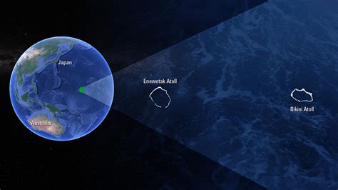 Bikini Atoll Map Before And After