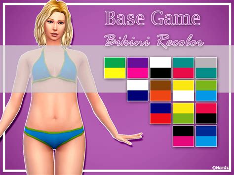 The Sims Resource Bottom Bikini Recolor