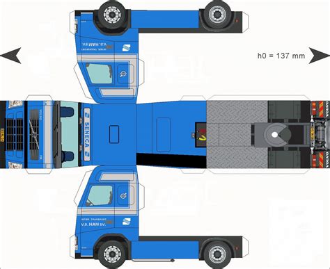 3d Truck Template Printable