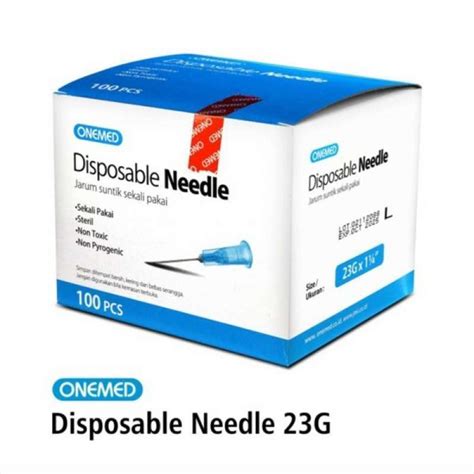 Jual Onemed Jarum Disposable Needle G Isi Pcs Pcs Di Seller