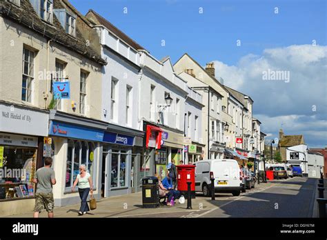 High Street Ely Cambridgeshire England United Kingdom Stock Photo