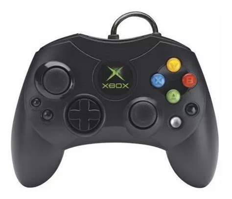 Control Xbox Clasico Color Negro Alambrico Joypad Mando Mercadolibre