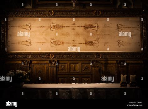The Holy Shroud Stock Photo Alamy