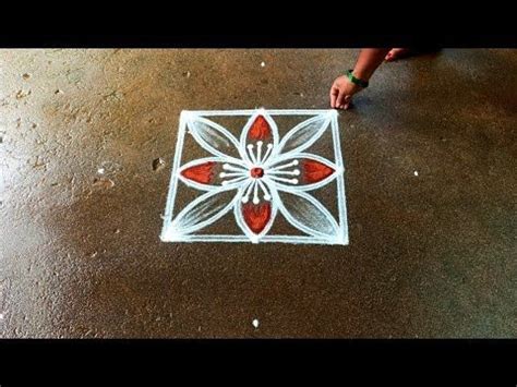 Kirushna Jayanti Special Lotus Villaku Kolam Dots Aavani Madham