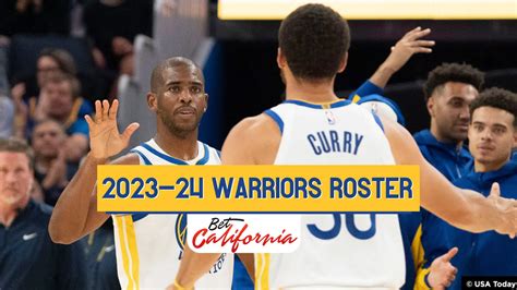 2024 Golden State Warriors Starting Lineup Latest Depth Chart