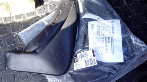 Брызговики — Skoda Octavia A7 Mk3, 1,6 л, 2016 года | аксессуары | DRIVE2