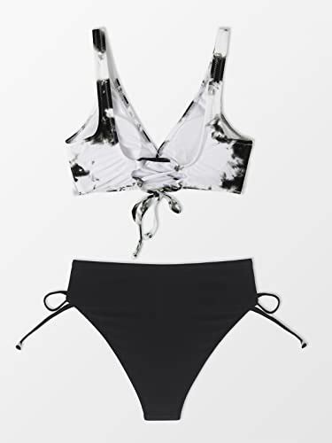 Cupshe Women S Bikini Swimsuit Front Cross Lace Up Two Piece Bathing Suit Beachwear Central