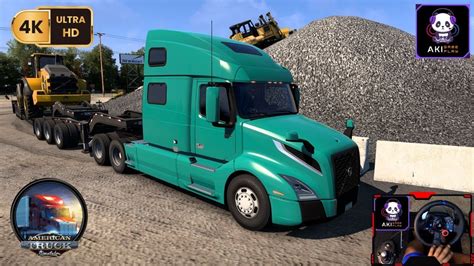 Volvo Vnl Sim Truck Driving American Truck Simulator Logitech G