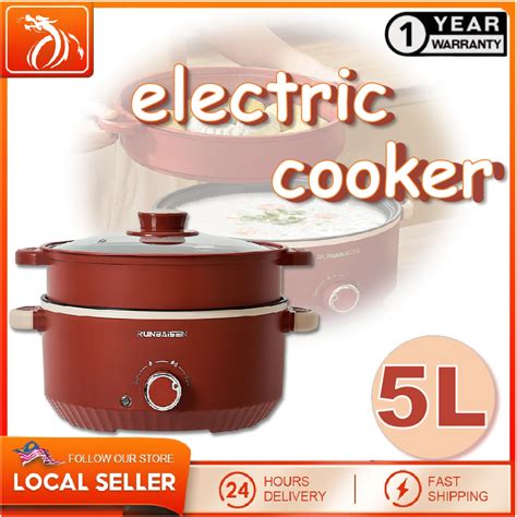 L Capacity Non Stick Multi Cooker Multifunctional Electric Cooker With Steamer Electric Hot Pot