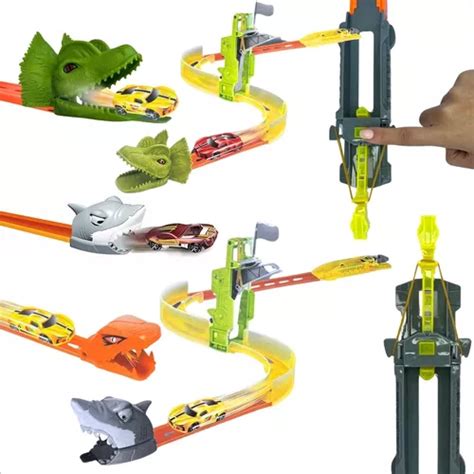 Pista De Corrida Dino Compatível Carrinho Hot Wheels MercadoLivre