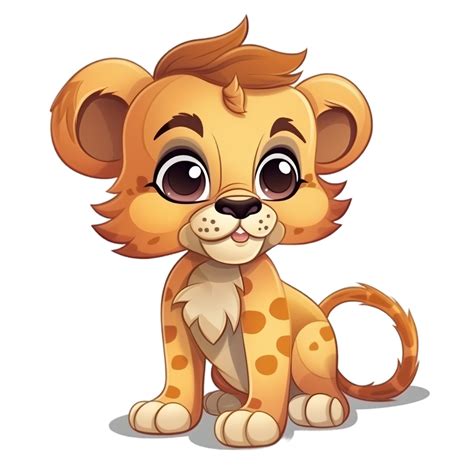 Baby Lion Cartoon 22718864 Png
