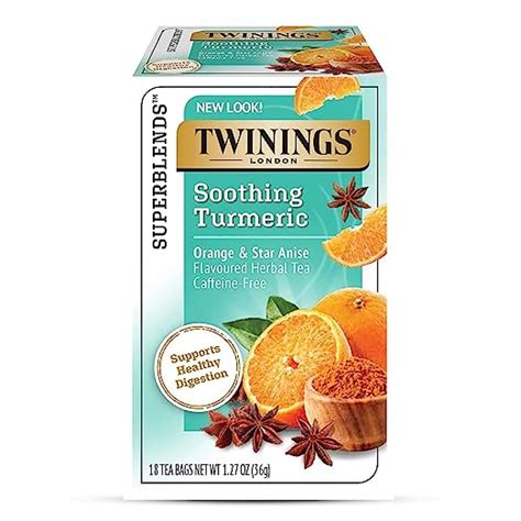 Twinings Superblends Soothing Turmeric Orange Star Anise Flavoured