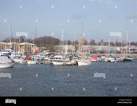 Preston Docks And Marina Riversway Preston Lancashire England United