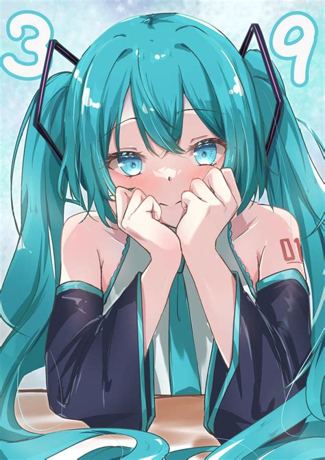 初音ミク「おめでとう 初音ミク ミクの日 ミクの日2023 」 旅月のイラスト