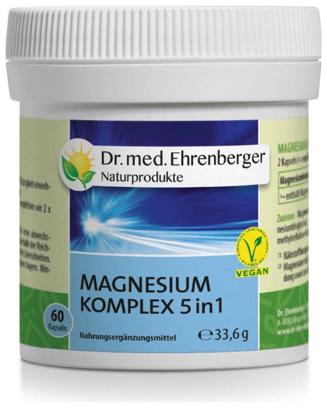 Dr Ehrenberger Magnesium Komplex In Kapseln Kaufen Valsona De