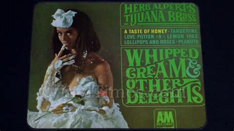 Herb Alpert Album Cover Mouse Pad "Whipped Cream and Other Delights ...