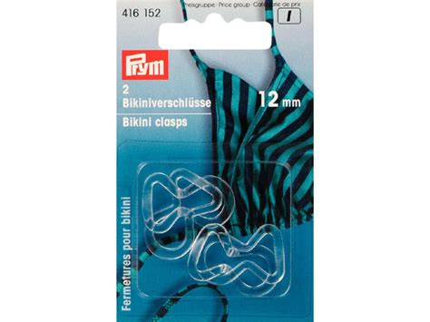 Prym Bikini Und Guertelverschluesse KST Schlinge 12 Mm Transp Online Shop Mit Mein Wollstudio