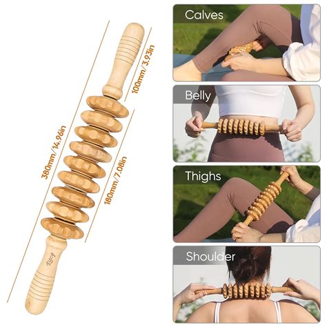 Ritzy Wood Therapy Massage Tools 4 In 1 Maderoterapia Kit Lymphatic