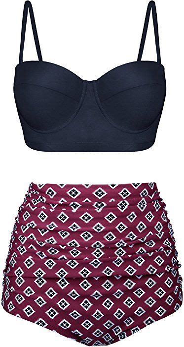 Angerella Women Vintage Polka Dot High Waisted Bathing Suits Bikini Set Artofit