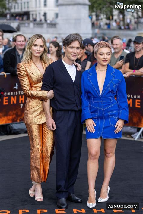 Florence Pugh Flaunts Her Sexy Tits Legs At The Oppenheimer Premiere In London Aznude