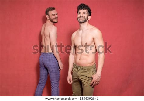Two Gay Men Shirtless One Front Stock Photo Shutterstock
