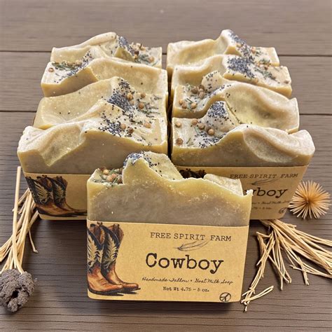 Deep Clean Tallow & Goat Milk Soap - Cowboy Blend – Free Spirit Farm