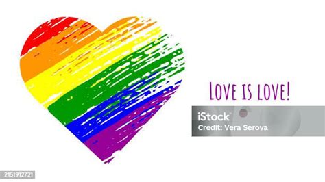 Lgbtq Banner With Symbols Celebrating Pride Month Stock Illustration