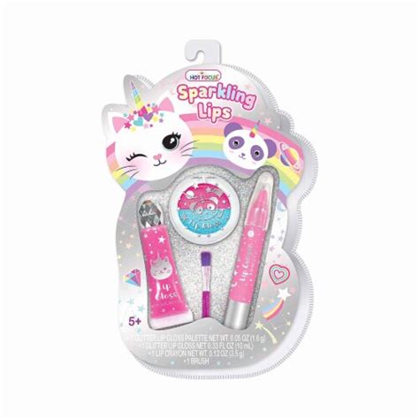 Hot Focus Caticorn Sparkling Lips Cosmetic Set Unit Fred Meyer