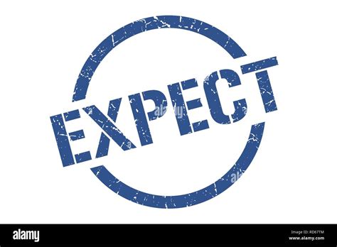 expect blue  stamp stock vector image art alamy