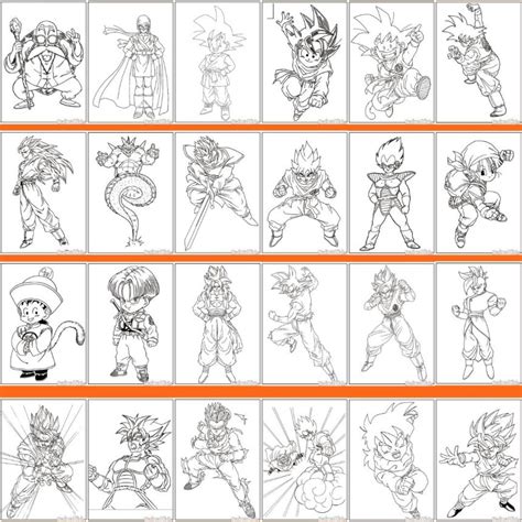 Dragon Ball Z Colorir - Dragon Ball Z para Colorir- 120 Páginas de Poder e Aventura