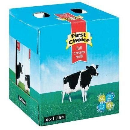 First Choice Long Life Full Cream Milk 1 L X 6 Food Delivery