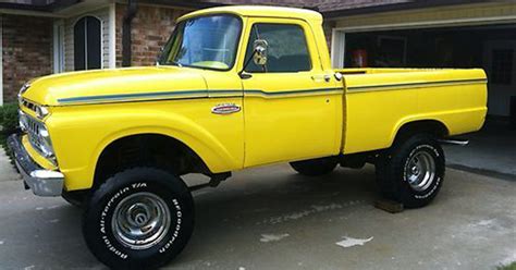 1966 Ford F100 4x4 4 Speed Ford Daily Trucks