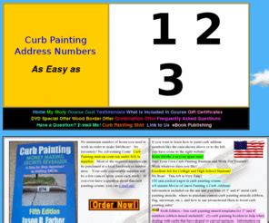 Curbpainting.biz: Curb Painting Address Numbers Kit Free Curb Painting ...