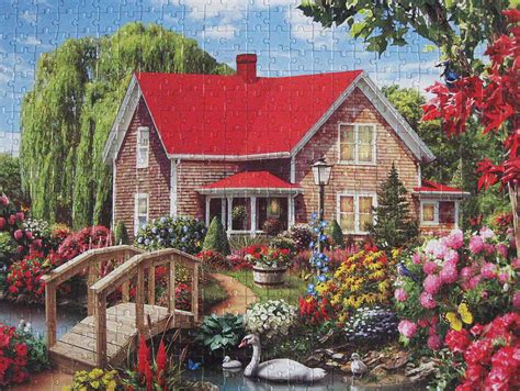 Country Hideaway The Completed 500 Piece Jigsaw Puzzle Flickr