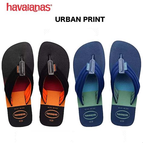 Havaianas 哈瓦士 巴西人字拖 男款 Urban Print 拖鞋 夾腳拖 海灘鞋2色 蝦皮購物