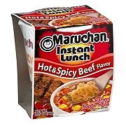 Maruchan Instant Lunch Hot Spicy Chicken Flavor Ramen Noodles Shop Soups Chili At H E B