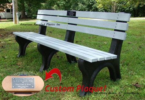 Personalized Bench Package: Economy Bench with Plaque