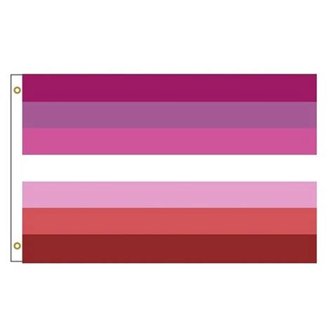 Pieces X Lesbian Pride Flag Plain Flag At Alltimetrading