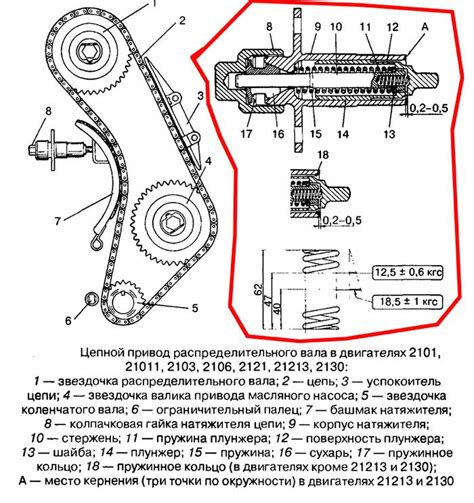 Замена натяжителя цепи ВАЗ 2107 своими руками, инжектор, карбюратор, на ...