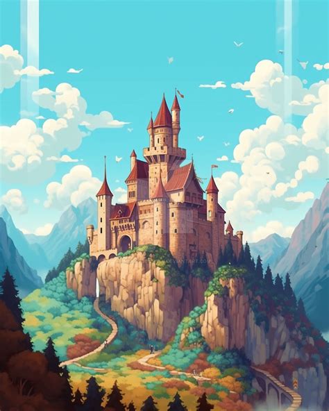 Shining Castle By Midgptjourney On Deviantart