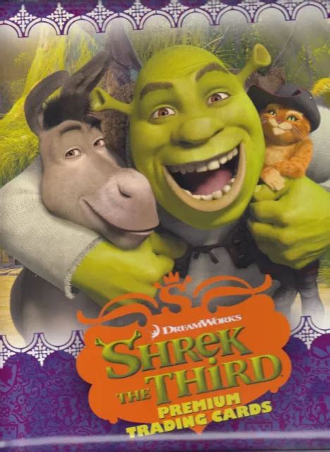 Shrek The Third Movie Inkworks Factory Binder Album For Card Set