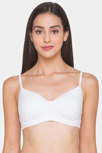 Buy Candyskin Padded Non Wired Full Coverage T Shirt Bra White At Rs