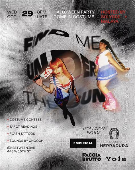 N°Between Bar: Find Me Under The Sun - Halloween Party — Chelsea Market