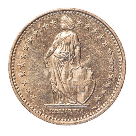 5 Francos Suizos De Moneda Imagen De Archivo Imagen De Rico 91500737